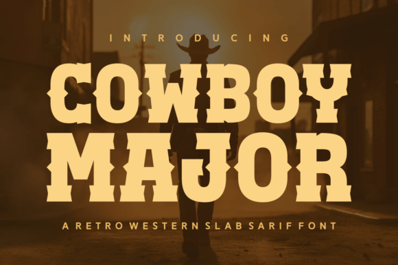 Cowboy Major: A Bold Black-Letter Font for Western Charm
