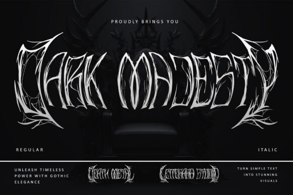 Dark Majesty: Commanding Attention with Gothic Intensity