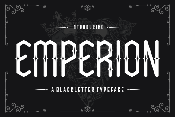 Emperion: The Blackletter Font with a Celestial Twist