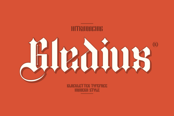 Gledius: The Modern Blackletter Font for Bold Brands