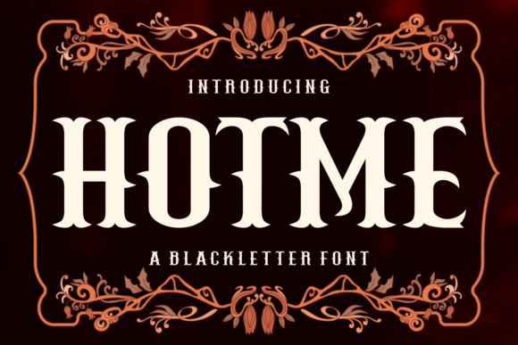 Hotme: A Bold Gothic Font for Modern Designers