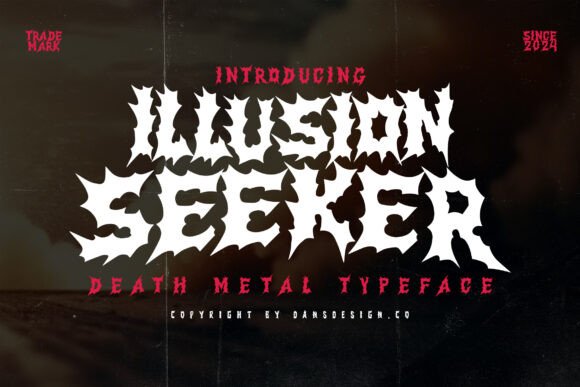 Illusion Seeker: Harnessing the Power of Dark Metal Typography