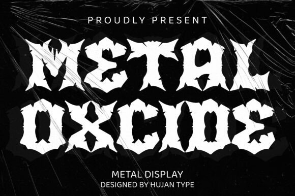 Metaloxcide: A Modern Heavy Metal Typeface for Bold Designs