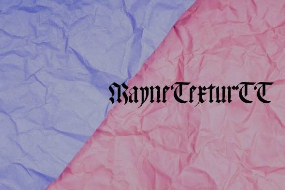 Meyne Textur: A Blackletter Font with Modern Edge