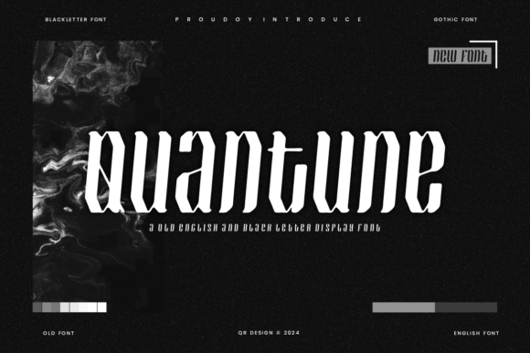 Quantune: Mastering Bold Blackletter for Impactful Design