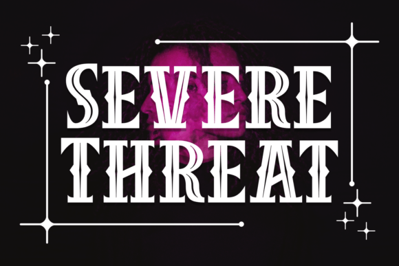 Severe Threat: A Modern Blackletter Typeface for Bold Brands