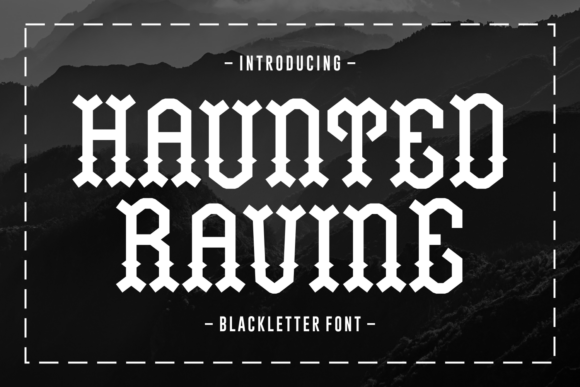 Unearthing Haunted Ravine: A Typeface with Vintage Soul