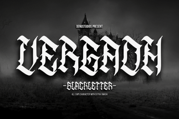 Vergaoh: The Gothic Typeface for Bold Branding