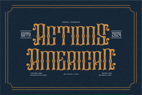 Why Actions American Is Your Next Go-To Bold Blackletter Font